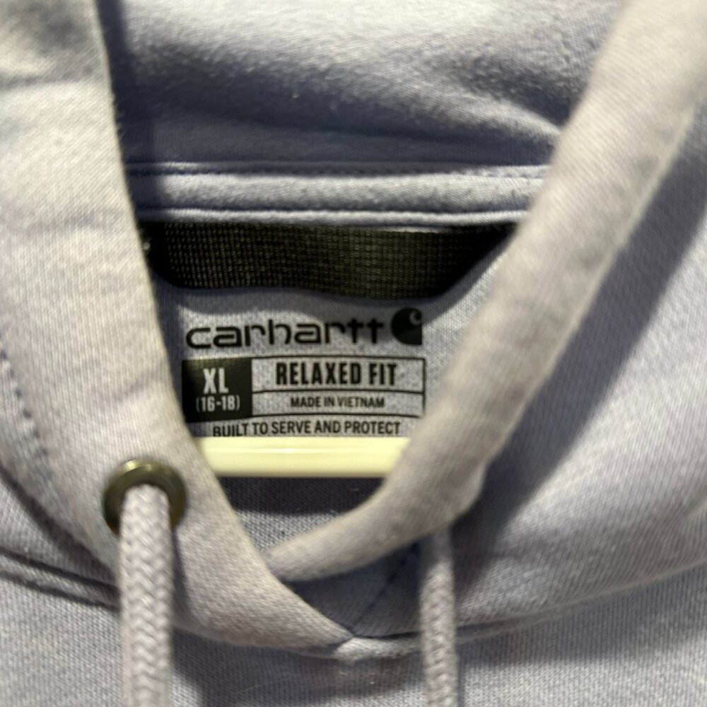 Woman's Carhartt XL Very Pretty LILAC color Hoodie - Picture 3 of 4